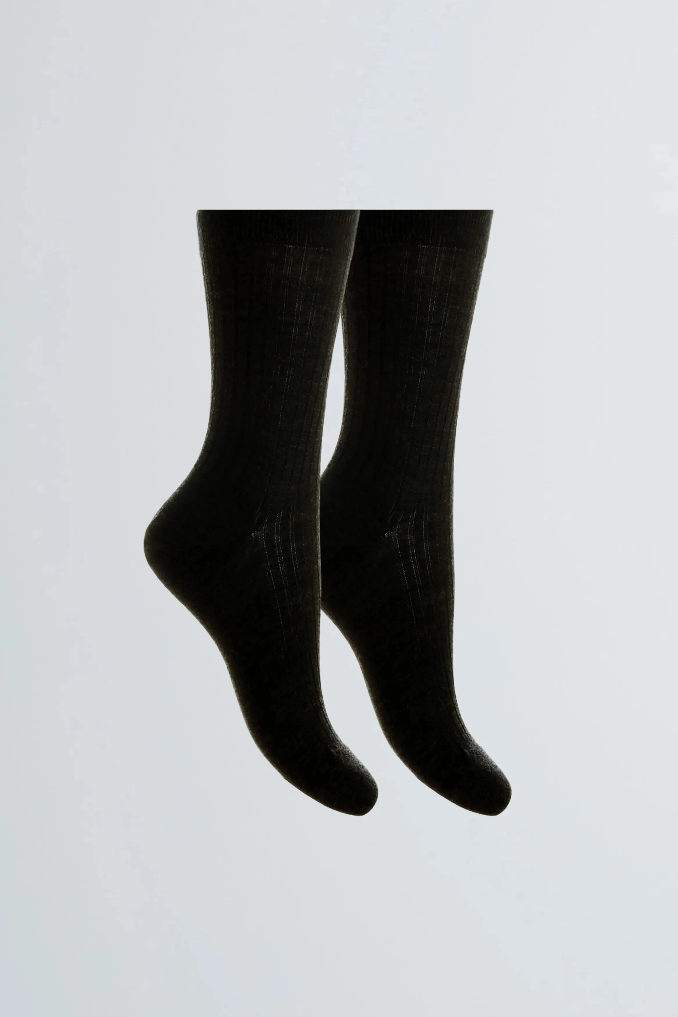 Women’s black merino wool socks by Lavender Hill Clothing