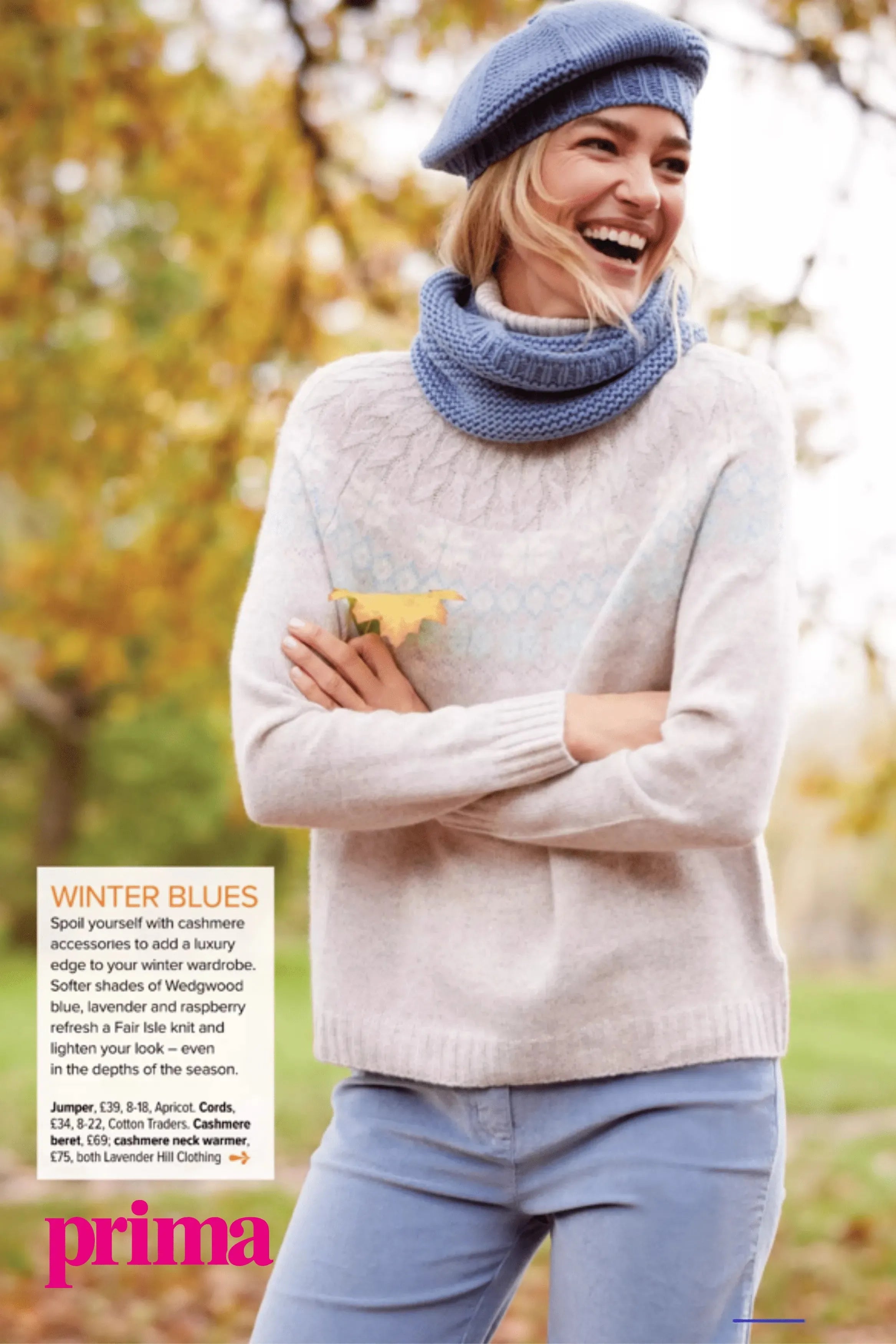 Scottish Cashmere Neckwarmer Unisex Cashmere Accessories Lavender Hill