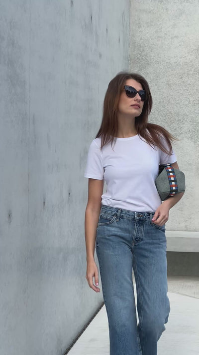 Wome's perfect white t-shirt in Supima  cotton